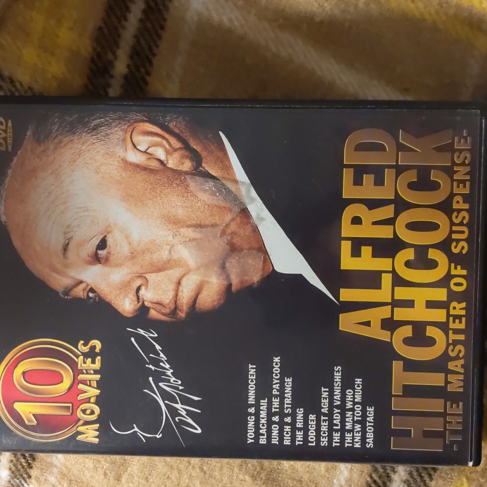 Alfred Hitchcock 10 Movies The Master Of Suspense DVDs